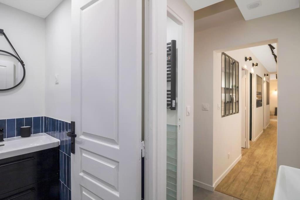 Brand New Flat For 8 People, 3 Bedrooms ปารีส ภายนอก รูปภาพ